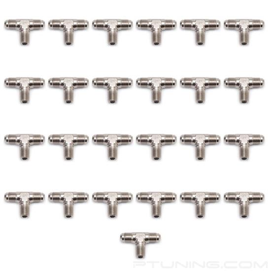 Picture of 3AN to 1/8" NPT Flare to Pipe Tee Fitting - Endura (Pack of 25)