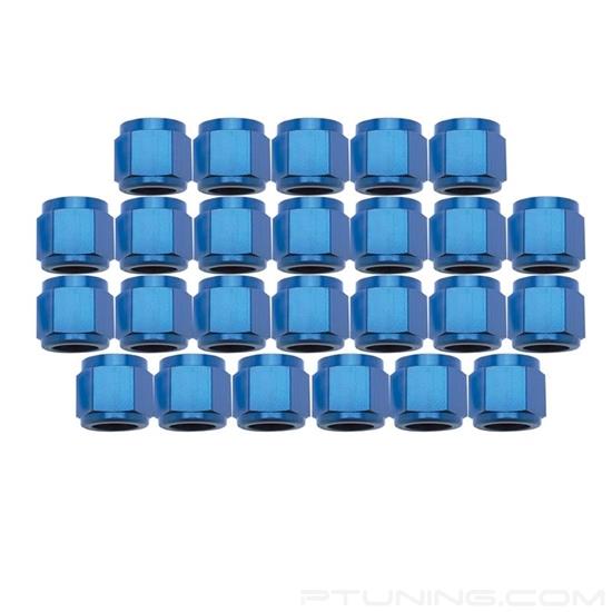 Picture of 3AN Tube Nut for 3/16" Tube Size - Blue (Pack of 25)