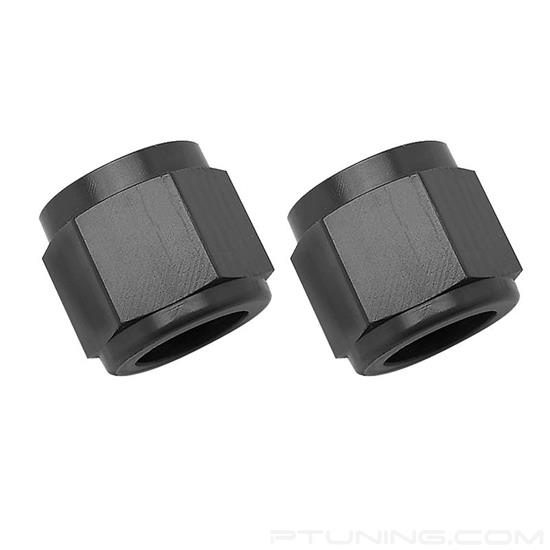 Picture of 8AN Tube Nut for 1/2" Tube Diameter - Black (Pack of 2)
