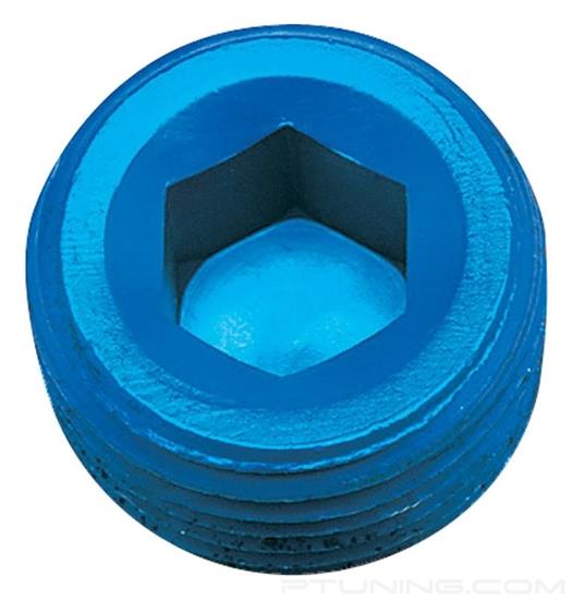 Picture of 1/2" NPT Allen Socket Pipe Plug - Blue