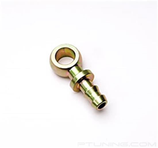 Picture of Twist-Lok 14mm Banjo Bolt to 6AN (3/8") Barb Hose Adapter - Cadium Plated