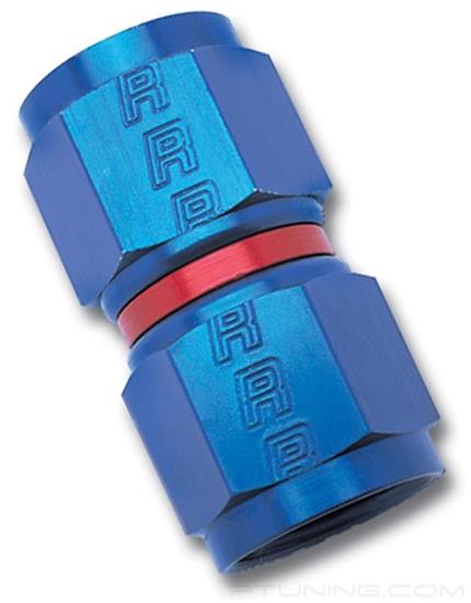 Picture of 4AN Straight Swivel Coupler - Red/Blue
