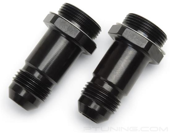 Picture of 8AN Carburetor Adapter Fittings - Black (Pack of 2)