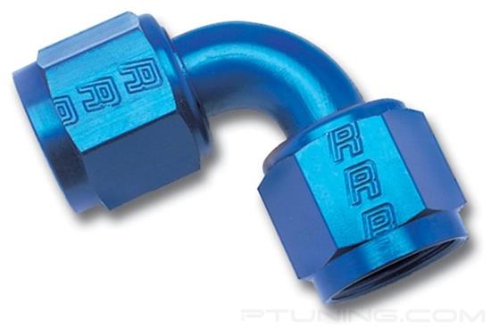 Picture of 4AN 90 Degree Swivel Coupler - Blue