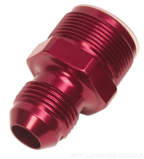 Picture of 1"-20 to 8AN Male Flare Carb Adapter Fitting (66-89 Edelbrock Q-Jets/75-89 Stock Q-Jets) - Red