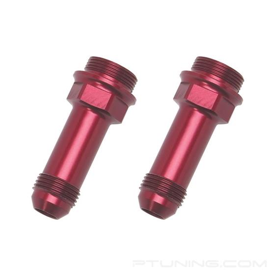 Picture of 7/8"-20 x 8AN Male Flare Extended - Red (Pack of 2)