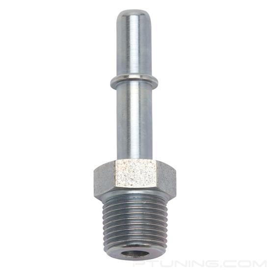 Picture of 3/8" NPT Male to 3/8" SAE Quick-Disconnect Male EFI Adapter Fitting - Zinc Plated Steel