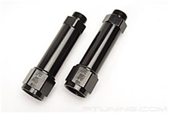Picture of 8AN Female to 9/16"-24 SAE Carburetor Adapter Fitting - Black (Pack of 2)