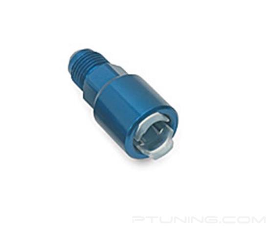 Picture of 6AN Male to 3/8" SAE Quick-Disconnect Female (Blue Single) - Blue