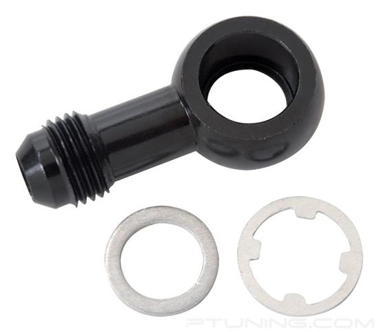 Picture of 6AN Male Flare to 12mm Banjo for Civics with Fuel Pressure Damper - Black