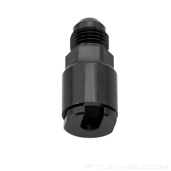 Picture of 6AN Male to 1/4" SAE Quick-Disconnect Female EFI Adapter Fitting - Black