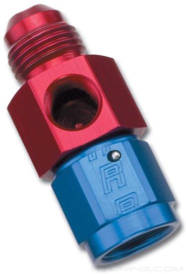 Picture of 10AN Fuel Pressure Take-Off - Red/Blue - Blue