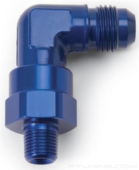 Picture of 12AN Male 90 Degree to Male 3/4" Swivel NPT Fitting - Blue