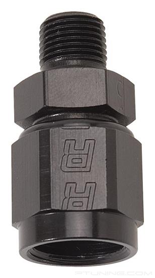 Picture of 6AN Female Straight to 3/8" NPT Male Fitting - Black