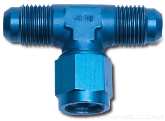 Picture of 3AN Tee - Female AN On-Side Fitting - Blue