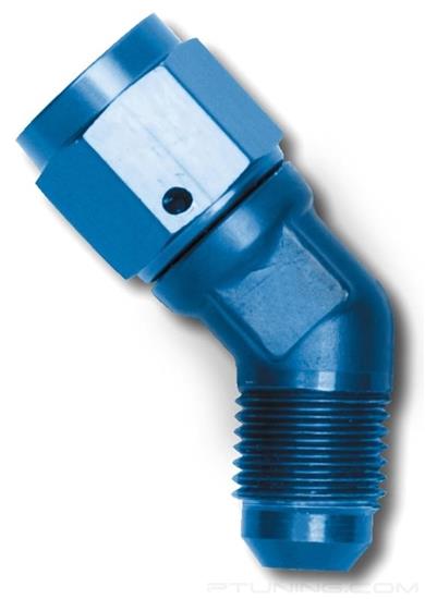 Picture of 4AN Male 45 Degree AN to Female AN Fitting - Blue