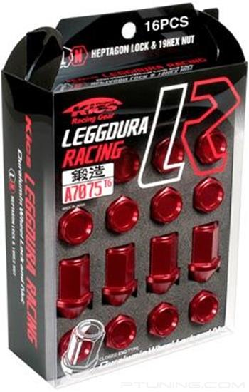 Picture of Leggdura Racing Lug Nuts M12-1.25 - Red (16 Piece)