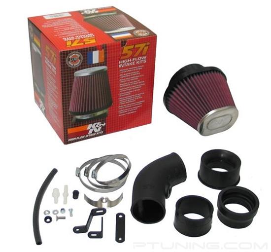 Picture of 57i Series Generation I Black Composite Cold Air Intake System with Red Filter