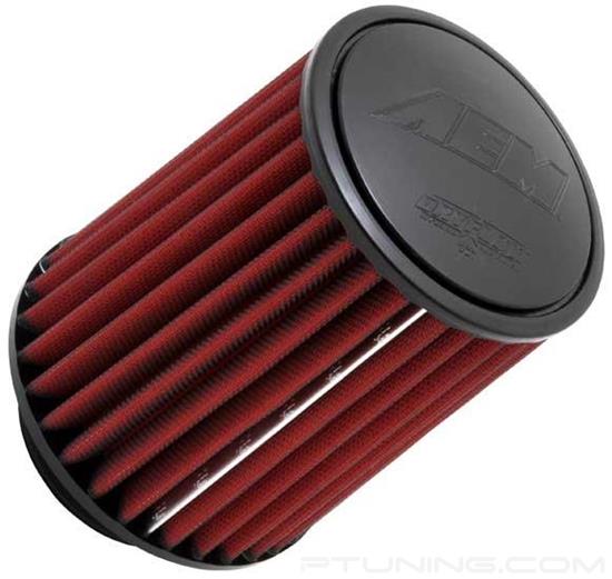 Picture of DryFlow Synthetic Air Filter - Red, Round, Tapered