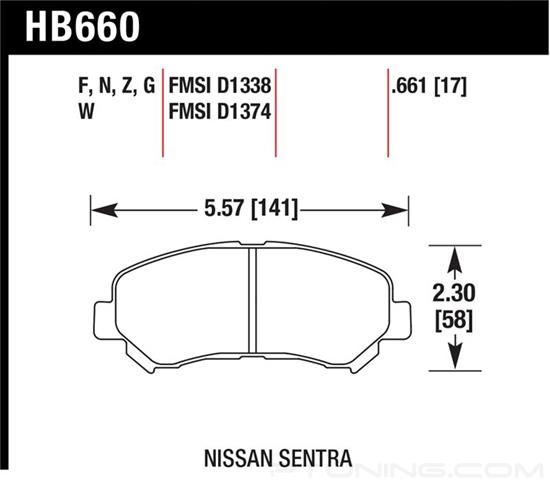 Picture of High Performance Street Front Brake Pads