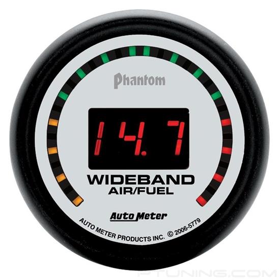 Picture of Phantom Series 2-1/16" Wideband Air/Fuel Ratio Gauge, 10:1-17:1 AFR