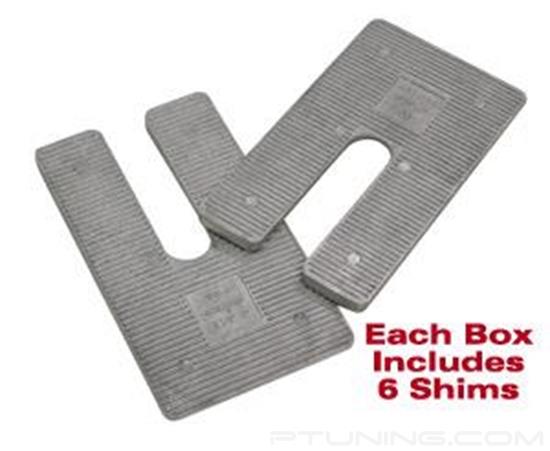 Picture of Heavy Duty Truck Axle Shim (Aluminum Alloy, 2.5" x 5", 4.0 Degree) (Pack of 6)
