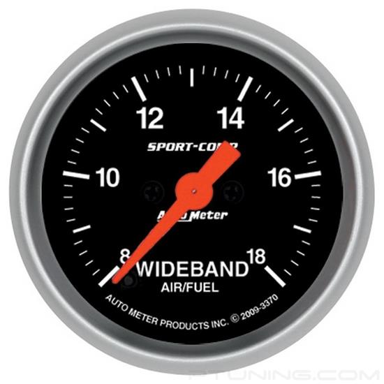 Picture of Sport-Comp Series 2-1/16" Wideband Air/Fuel Ratio Gauge, 8:1-18:1 AFR