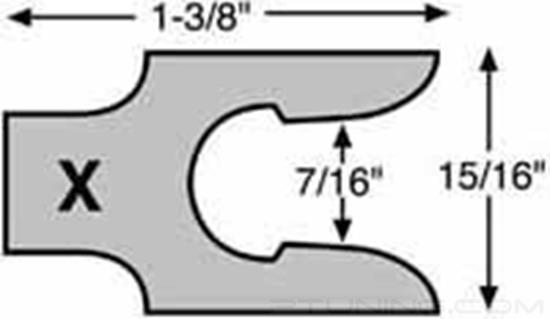 Picture of X Style Camber/Caster Shim 3/16" (Pack of 50)