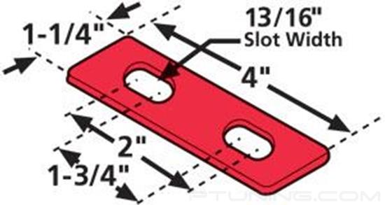 Picture of Tandem Truck Air Leaf Thrust Angle Shim (PeterBilt, 1/16") (Pack of 6)