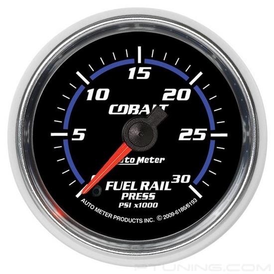 Picture of Cobalt Series 2-1/16" Fuel Rail Pressure Gauge, 0-30K PSI