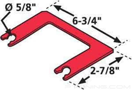 Picture of Tandem Truck Dual Slot Angle Shim (Freightliner, 1/8") (Pack of 6)