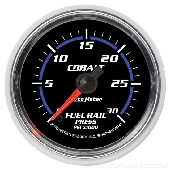 Picture of Cobalt Series 2-1/16" Fuel Rail Pressure Gauge, 0-30K PSI
