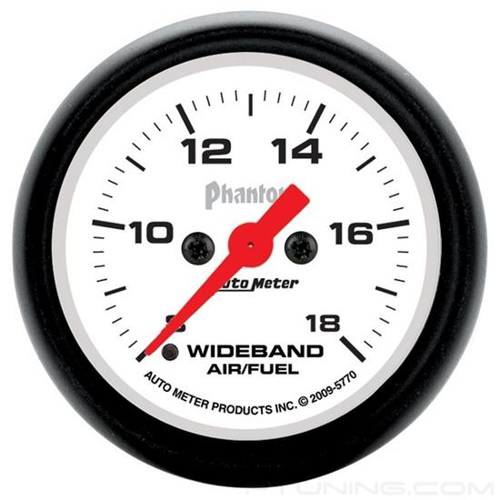 Picture of Phantom Series 2-1/16" Wideband Air/Fuel Ratio Gauge, 8:1-18:1 AFR