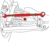 Picture of EZ Arm XR Rear Adjustable Control Arm and Toe Cam Bolt