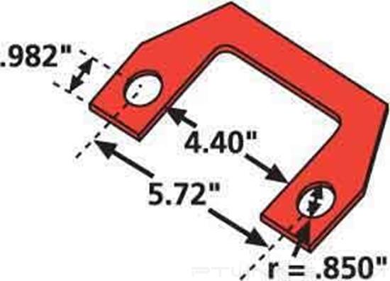Picture of Tandem Truck Thrust Angle Shim (Peterbilt/Kenworth, 1/8") (Pack of 6)
