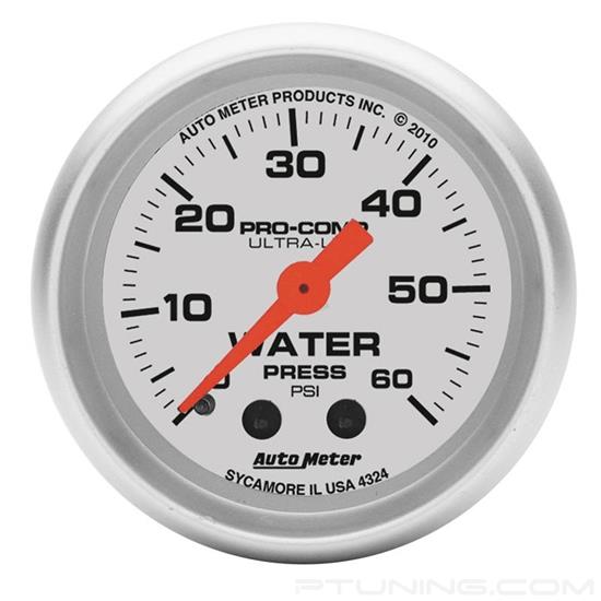 Picture of Ultra-Lite Series 2-1/16" Water Pressure Gauge, 0-60 PSI