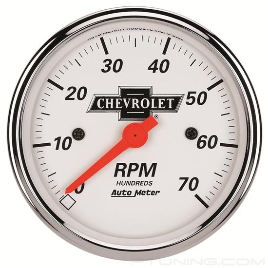 Picture of Chevy Vintage Series 3-1/8" In-Dash Tachometer Gauge, 0-7,000 RPM