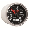 Picture of GM Black Series 2-1/16" Boost/Vacuum Gauge, 30 In Hg/30 PSI