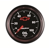 Picture of GM Black Series 2-1/16" Oil Pressure Gauge, 0-100 PSI