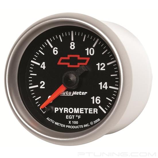 Picture of GM Black Series 2-1/16" EGT Pyrometer Gauge, 0-1600 F