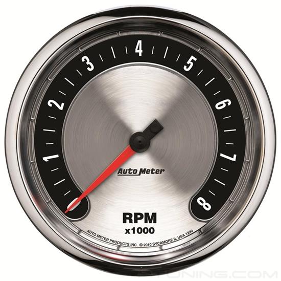 Picture of American Muscle Series 5" In-Dash Tachometer Gauge, 0-8,000 RPM