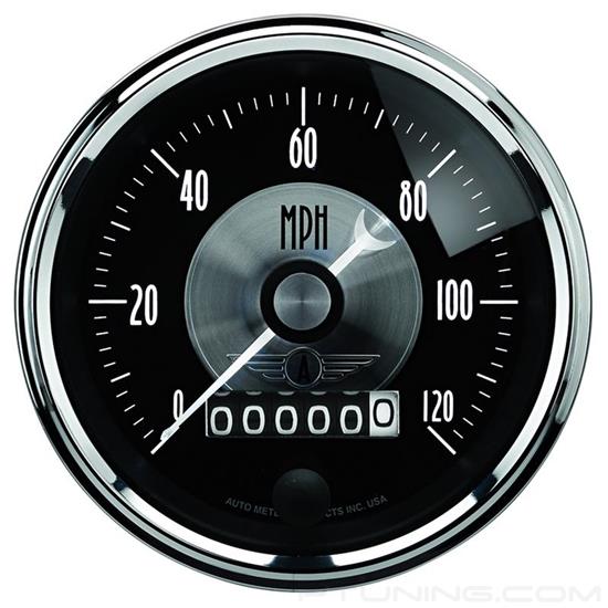 Picture of Prestige Black Diamond Series 3-3/8" Speedometer Gauge, 0-120 MPH