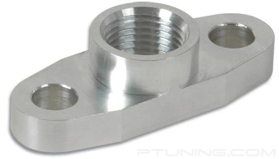 Picture of Billet Aluminum 1/2" NPT Female Oil Drain Flange For GT32, GT37, GT40, GT42, GT45R, GT55R Turbo