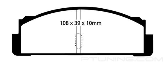 Picture of Greenstuff 2000 Series Sport Rear Brake Pads