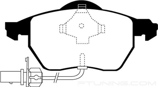 Picture of Greenstuff 2000 Series Sport Front Brake Pads
