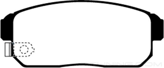 Picture of Greenstuff 2000 Series Sport Rear Brake Pads