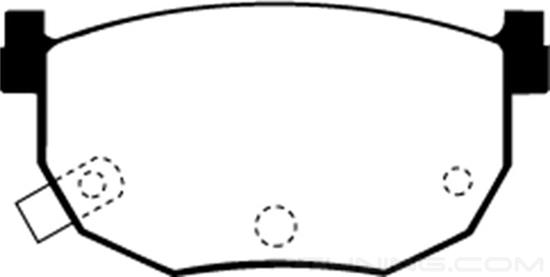 Picture of Greenstuff 2000 Series Sport Rear Brake Pads