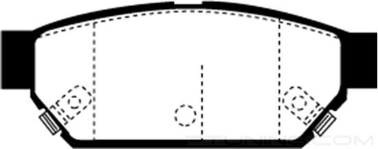 Picture of Greenstuff 2000 Series Sport Rear Brake Pads