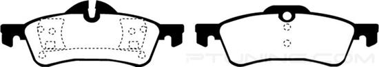Picture of Greenstuff 2000 Series Sport Rear Brake Pads