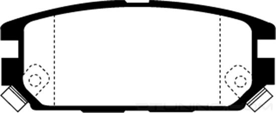 Picture of Greenstuff 2000 Series Sport Rear Brake Pads